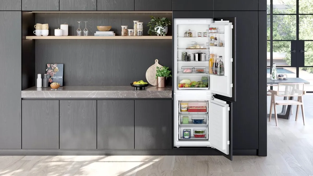 Siemens iQ100 KI86NNFE0 Koel-vriescombinatie Inbouw - 260L