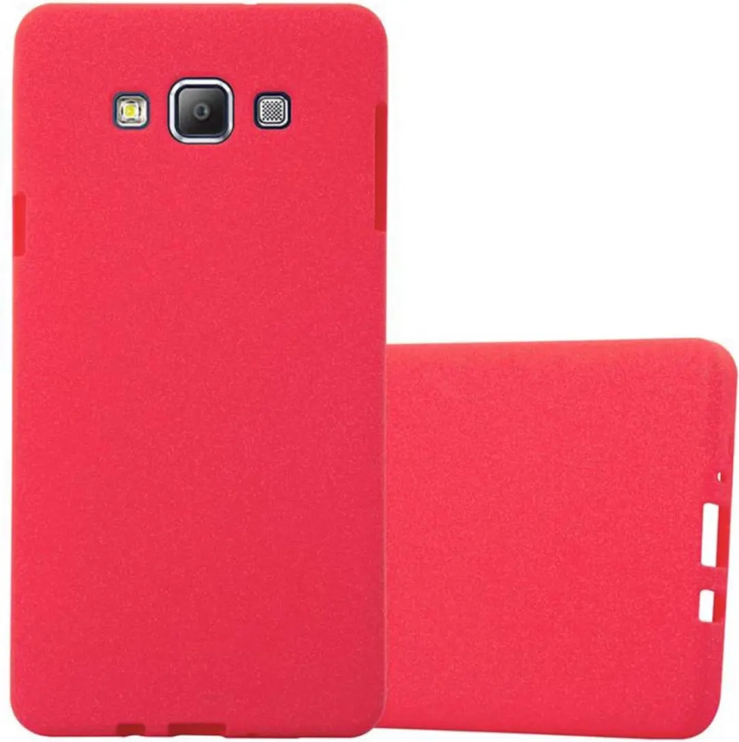 Cadorabo Hoesje geschikt voor Samsung Galaxy A7 2015 in FROST ROOD