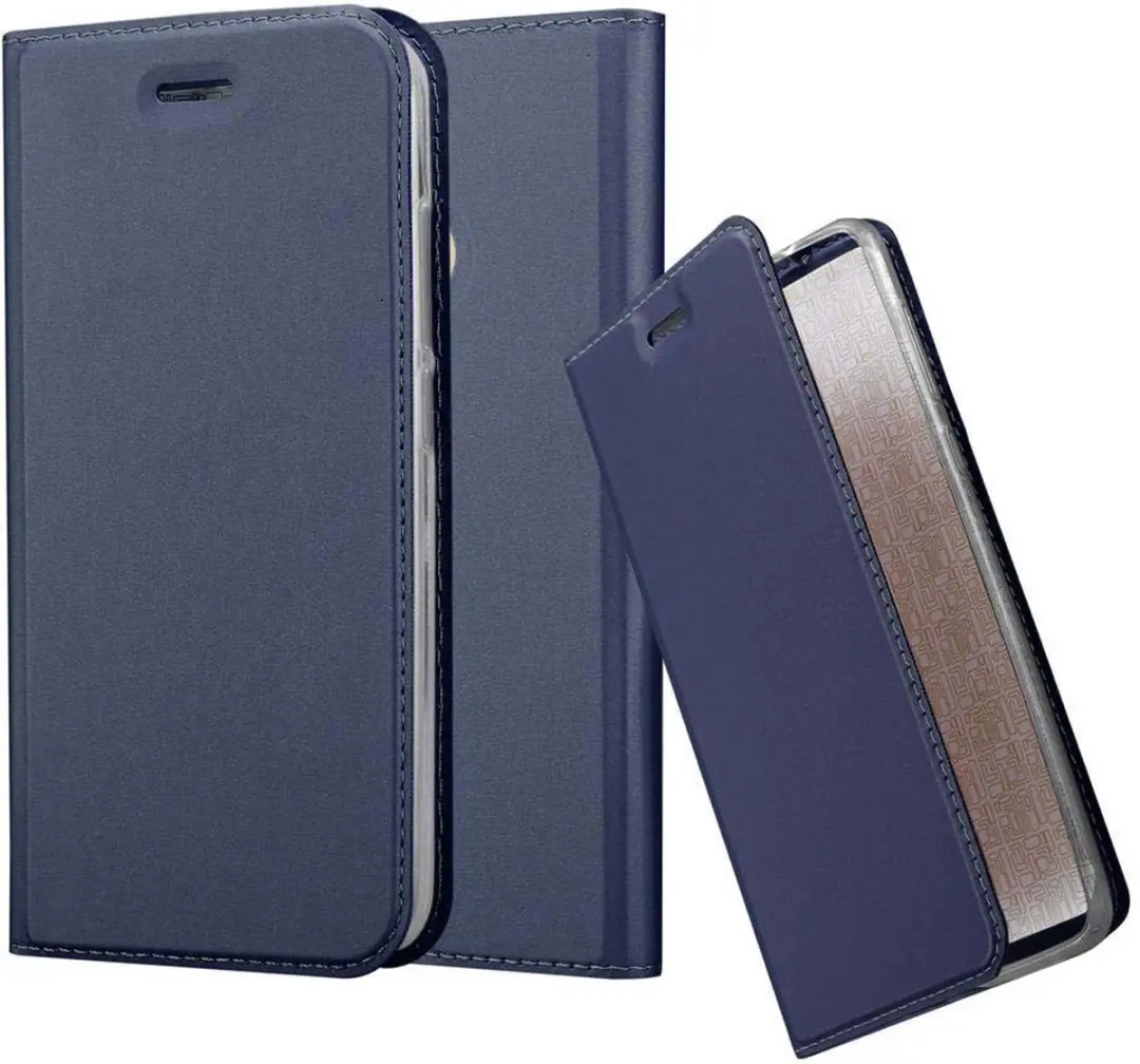 Cadorabo Hoesje geschikt voor Xiaomi Mi A1 / Mi 5X in CLASSY DONKER BLAUW