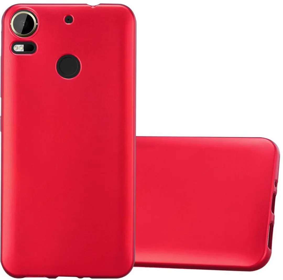 Cadorabo Hoesje geschikt voor HTC Desire 10 PRO in METALLIC ROOD