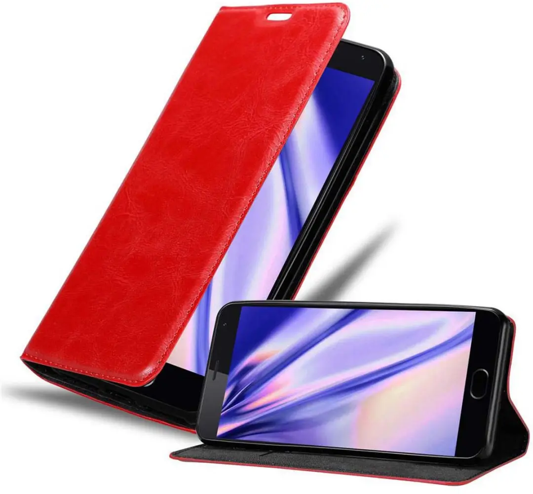 Cadorabo Hoesje geschikt voor MEIZU MX5 in APPEL ROOD
