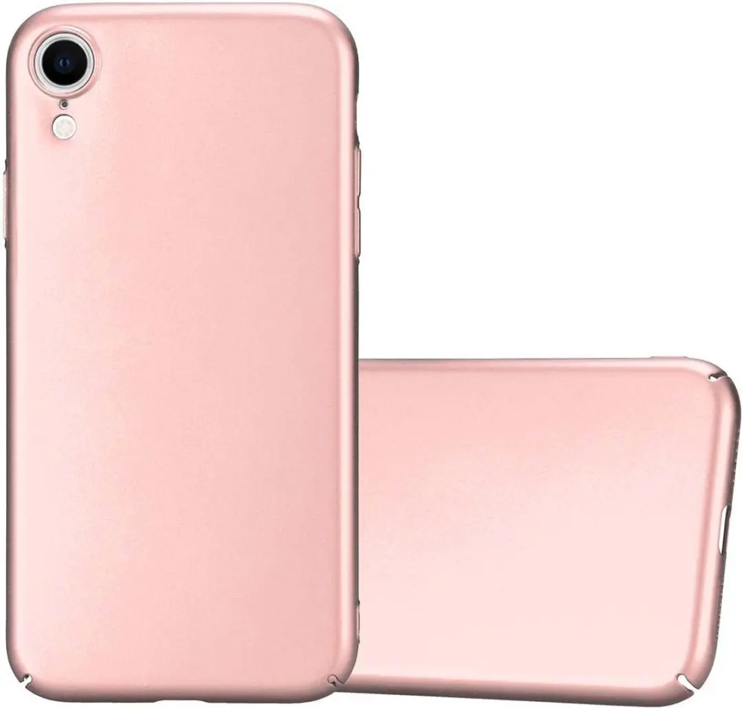 Cadorabo Hoesje geschikt voor Apple iPhone XR in METAAL ROSE GOUD