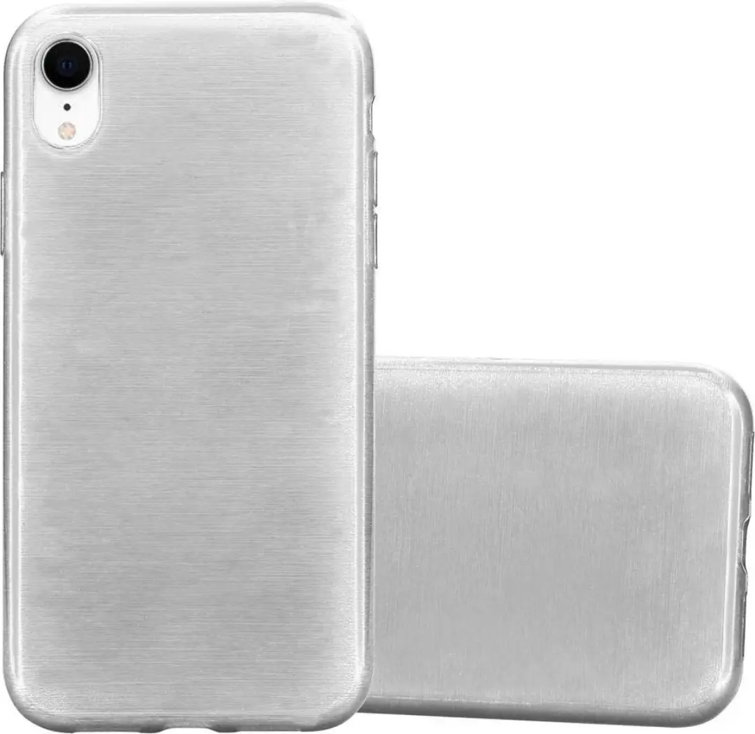 Cadorabo Hoesje geschikt voor Apple iPhone XR in ZILVER
