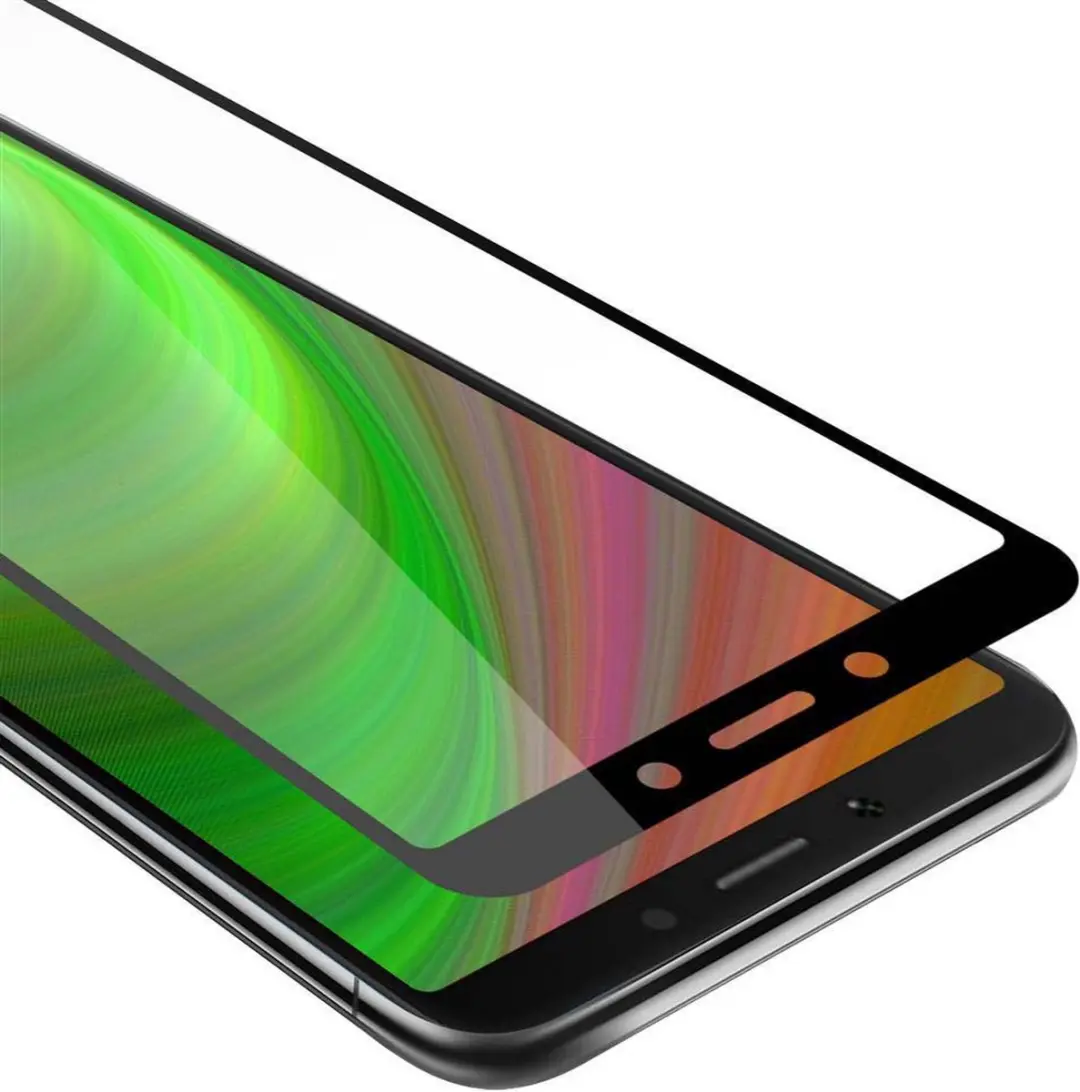 Cadorabo Screenprotector geschikt voor Xiaomi RedMi 6A Volledig scherm pantserfo