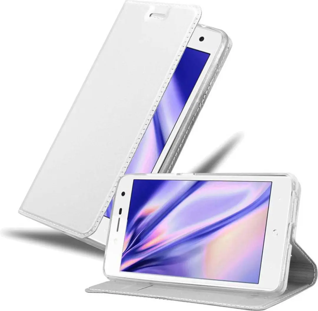 Cadorabo Hoesje geschikt voor ZTE Blade L7 in CLASSY ZILVER