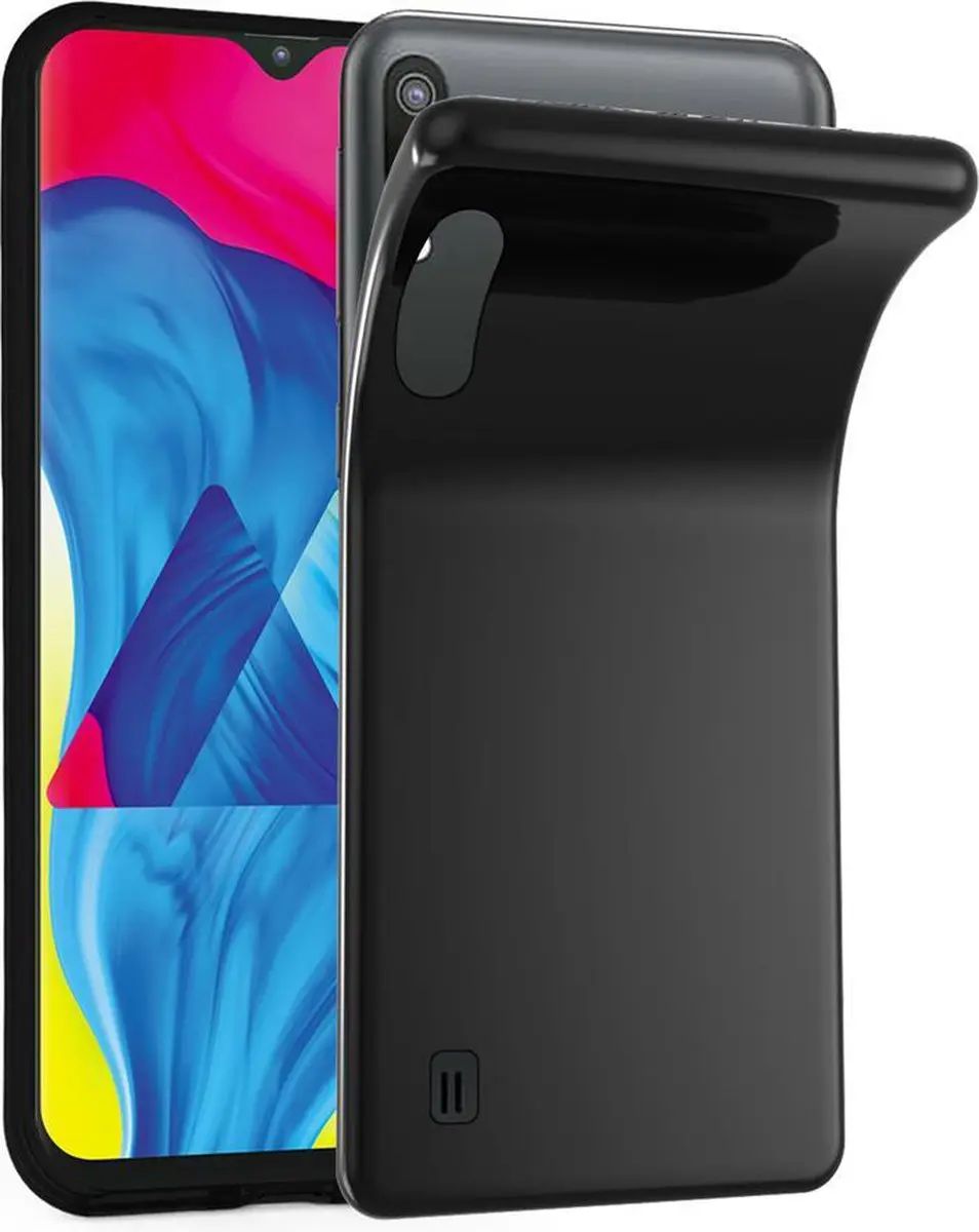 Cadorabo Hoesje geschikt voor Samsung Galaxy A10 / M10 in ZWART