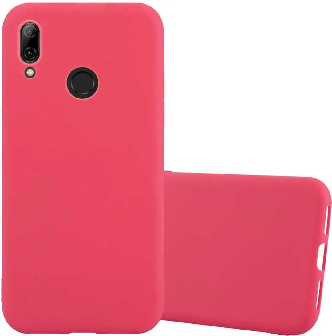 Cadorabo Hoesje geschikt voor Honor 10 LITE / Huawei P SMART 2019 in CANDY ROOD