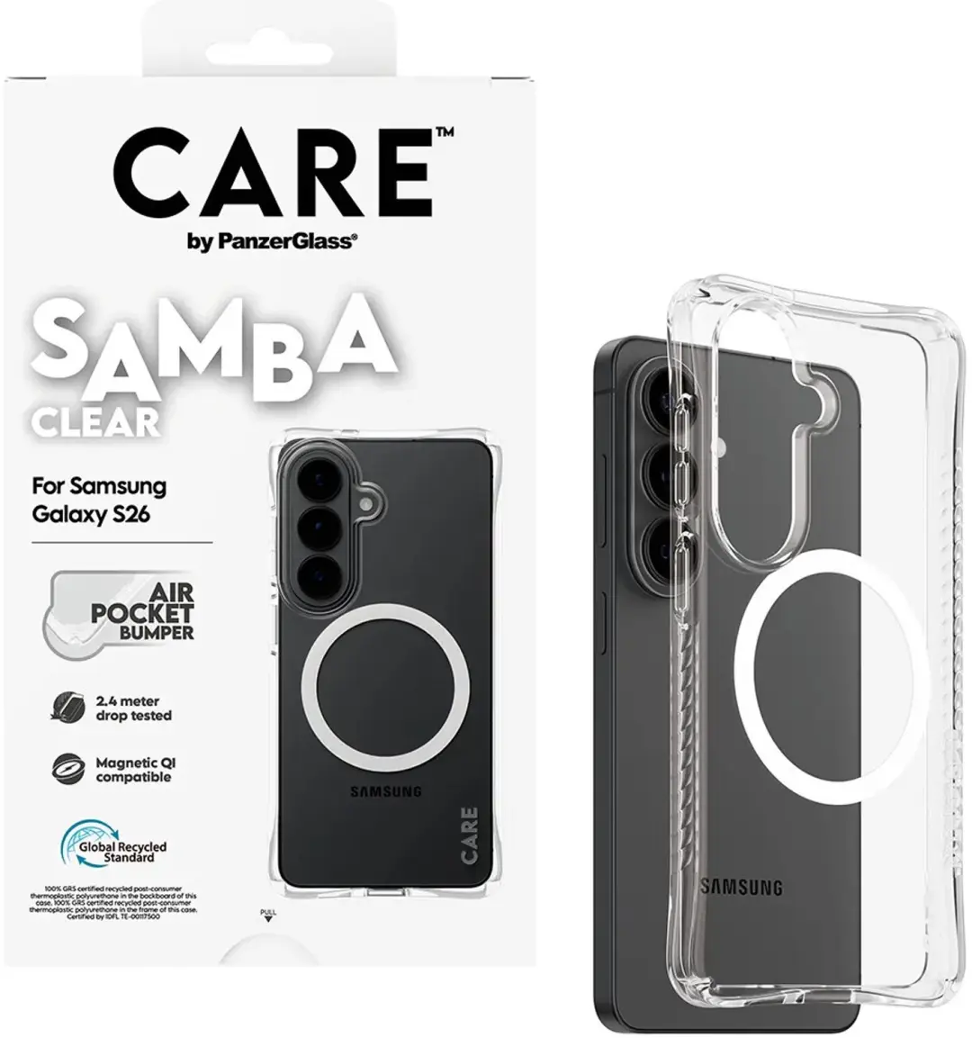 PanzerGlass CARE Samba Hoesje Galaxy S26 - Transparant - afbeelding 3 van 6