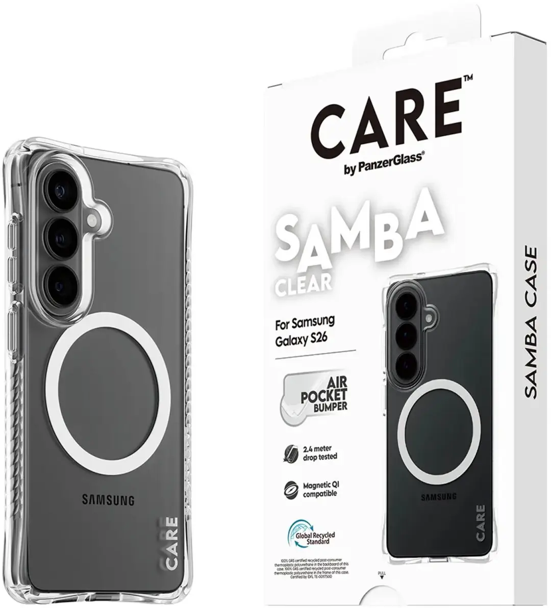 PanzerGlass CARE Samba Hoesje Galaxy S26 - Transparant - afbeelding 4 van 6