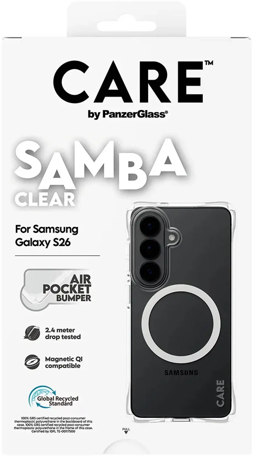 PanzerGlass CARE Samba Hoesje Galaxy S26 - Transparant - afbeelding 5 van 6