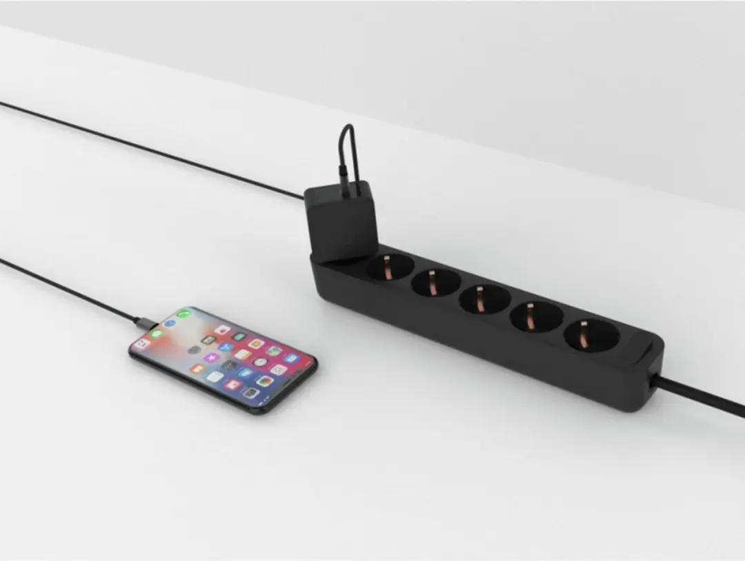 Green Cell CHAR07 USB-C oplader 18W - Zwart - afbeelding 5 van 6