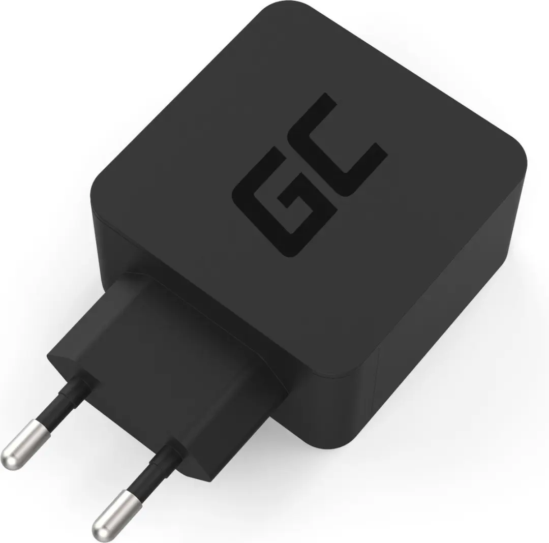 Green Cell CHAR07 USB-C oplader 18W - Zwart - afbeelding 2 van 6