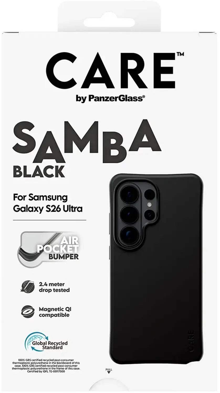 PanzerGlass CARE Samba Hoesje Galaxy S26 Ultra - Zwart - afbeelding 4 van 6