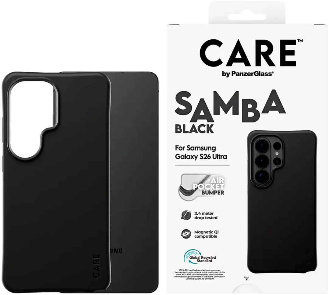 PanzerGlass CARE Samba Hoesje Galaxy S26 Ultra - Zwart - afbeelding 5 van 6