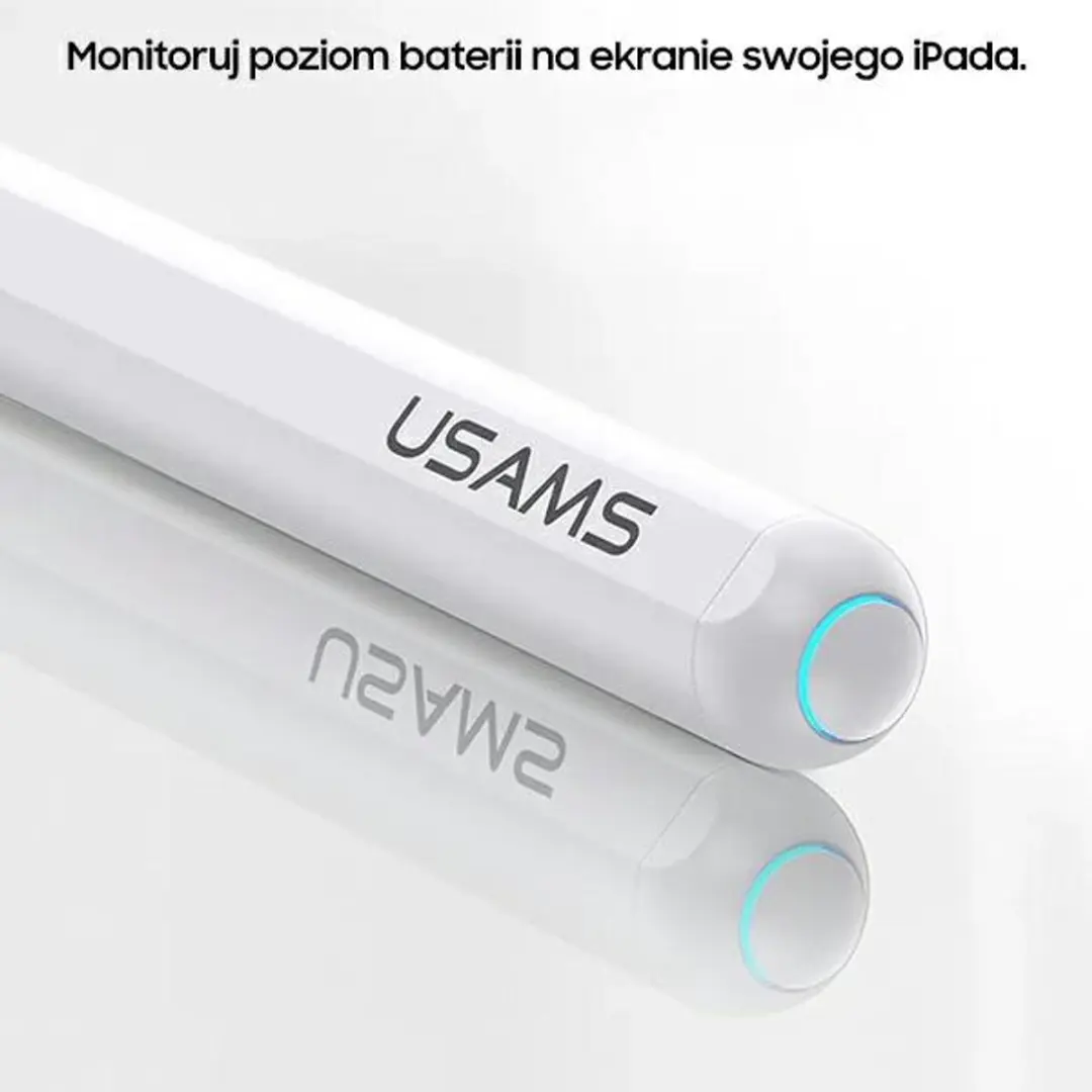USAMS ZB254 Tablet Stylus Magnetisch - Wit - afbeelding 4 van 6