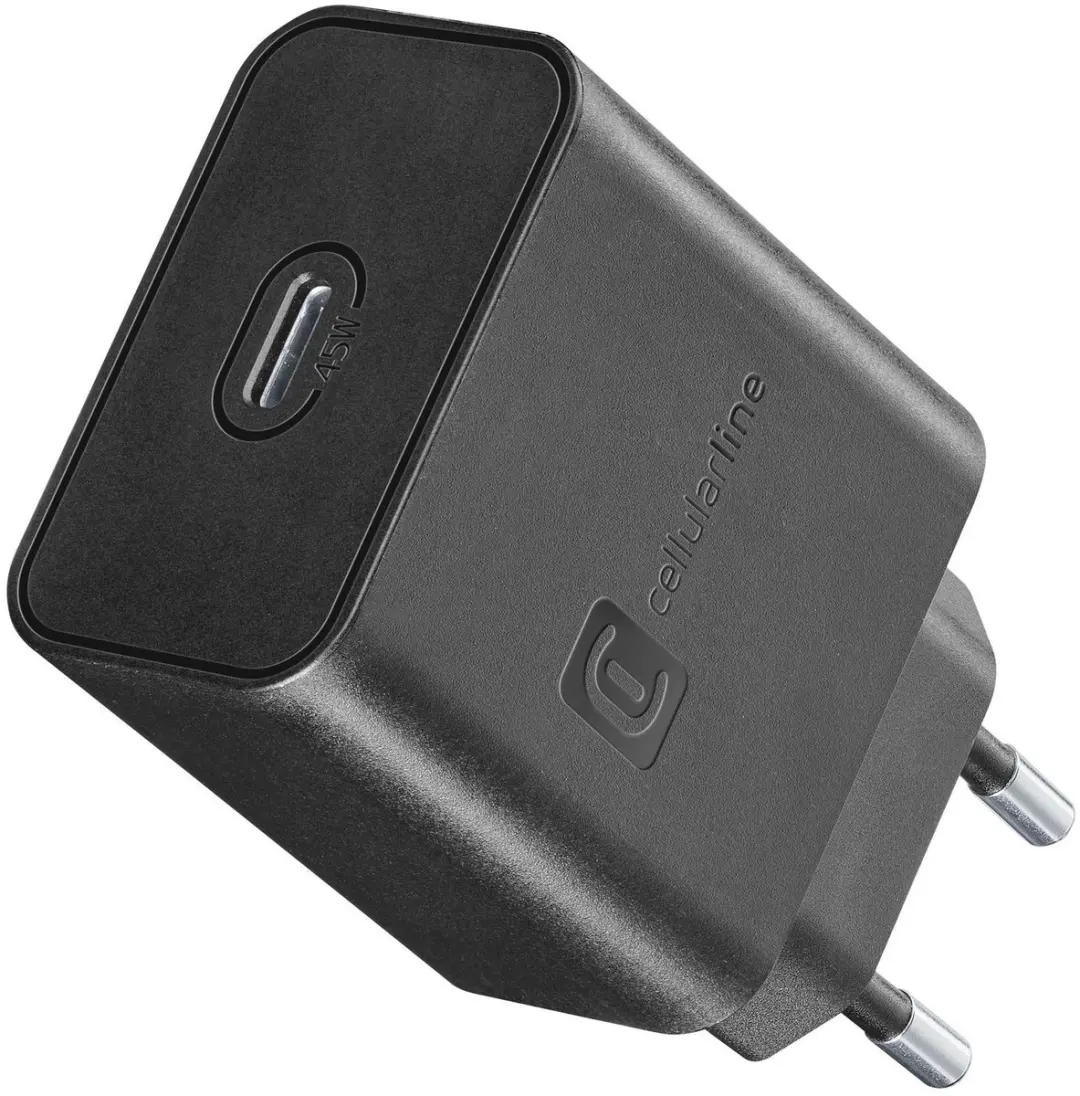 Cellularline ACHSMUSBC45WK USB-lader 45W - Zwart - afbeelding 4 van 5