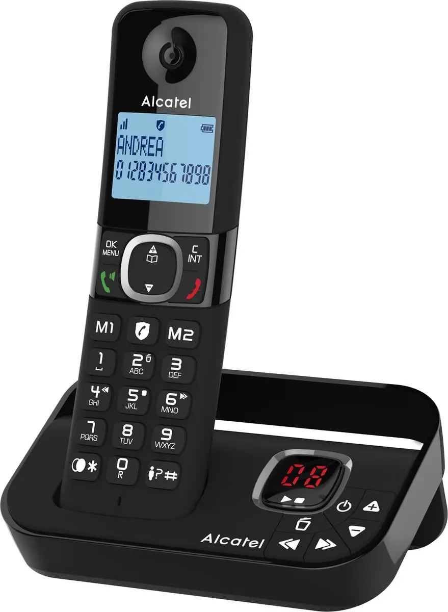 Alcatel F860 Voice DECT Telefoon - Zwart - afbeelding 3 van 6