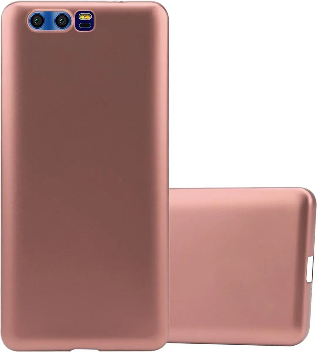 Cadorabo Hoesje geschikt voor Honor 9 in METALLIC ROSE GOUD