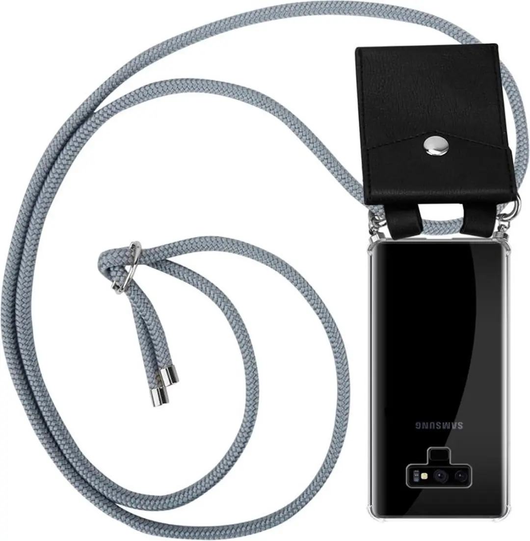Cadorabo Hoesje geschikt voor Samsung Galaxy NOTE 9 in ZILVER GRIJS