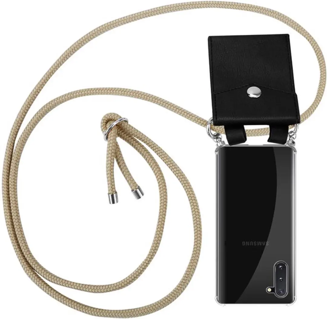 Cadorabo Hoesje geschikt voor Samsung Galaxy NOTE 10 in GLANZEND BRUIN