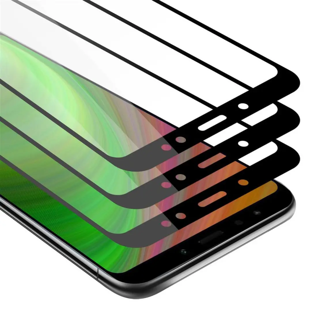 Cadorabo 3x Screenprotector geschikt voor Xiaomi RedMi NOTE 5 Volledig scherm pa