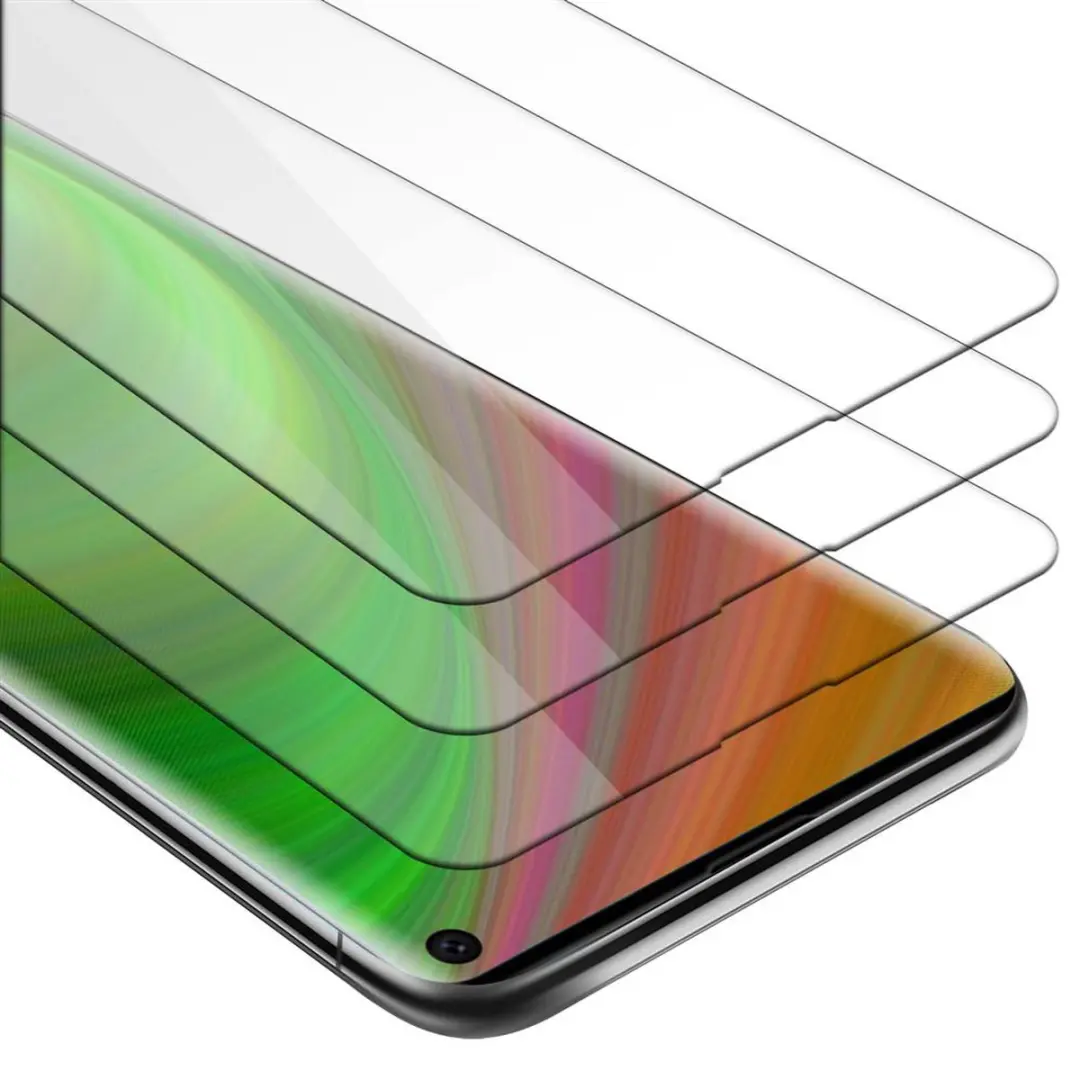 Cadorabo 3x Screenprotector geschikt voor Samsung Galaxy S10 4G
