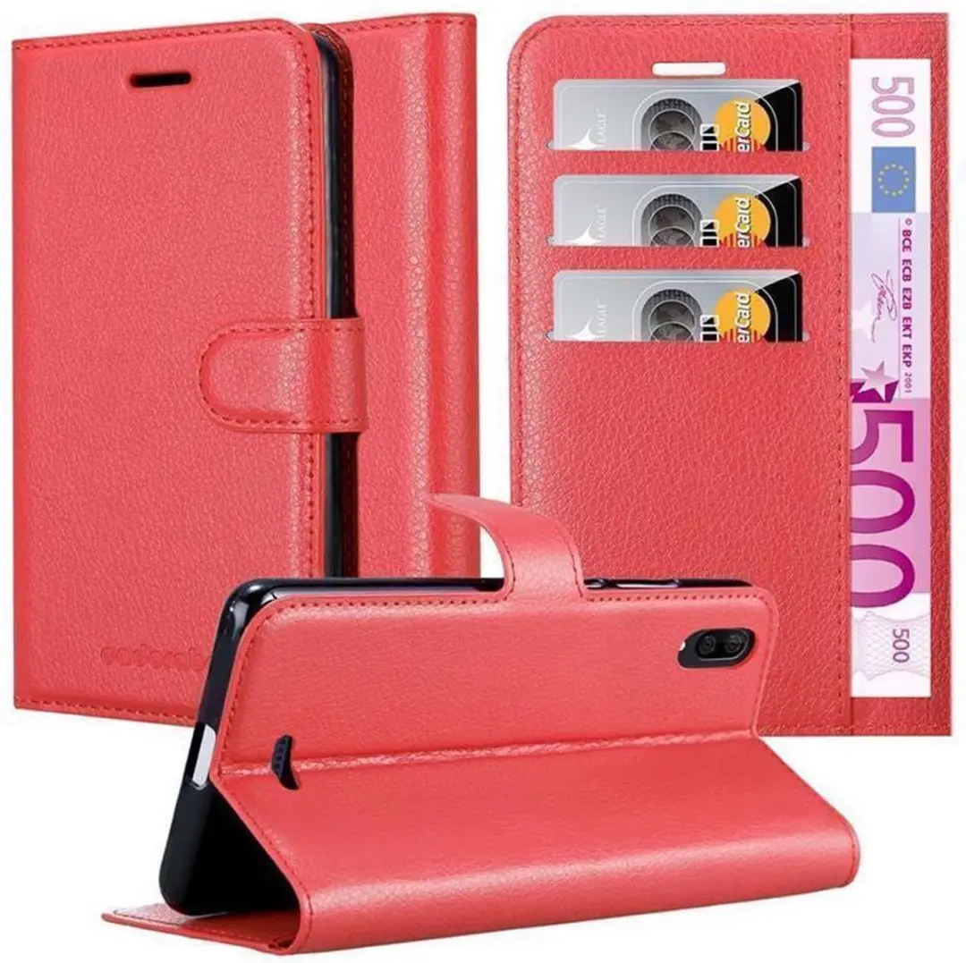 Cadorabo Hoesje geschikt voor WIKO Y80 in KARMIJN ROOD