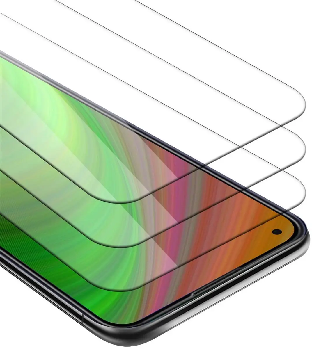Cadorabo 3x Screenprotector geschikt voor ZTE Blade V2020