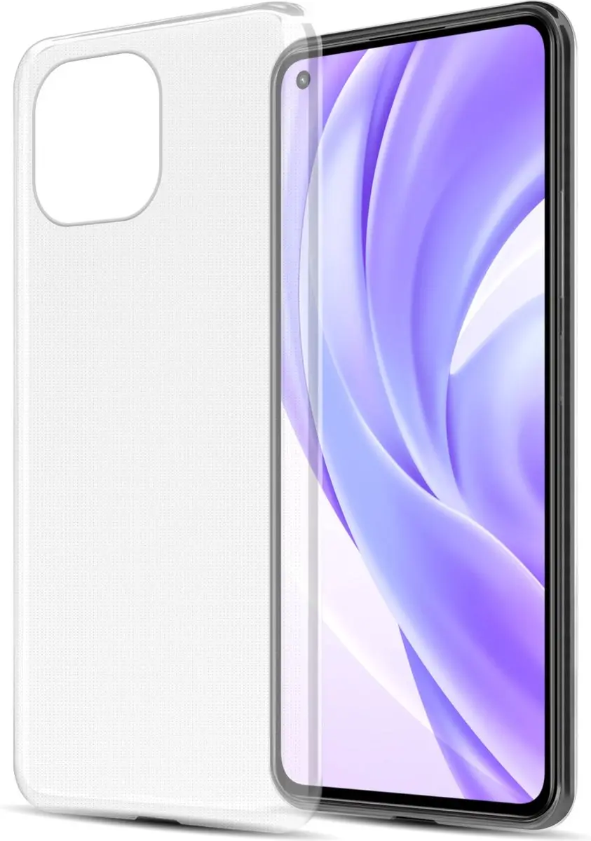 Cadorabo Hoesje geschikt voor Xiaomi Mi 11 5G in VOLLEDIG TRANSPARANT