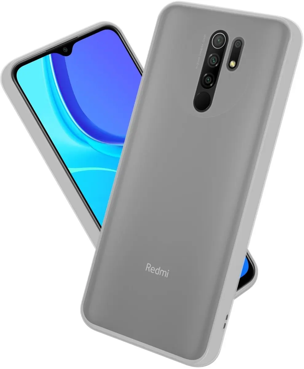 Cadorabo Hoesje geschikt voor Xiaomi RedMi 9 in Mat Transparant