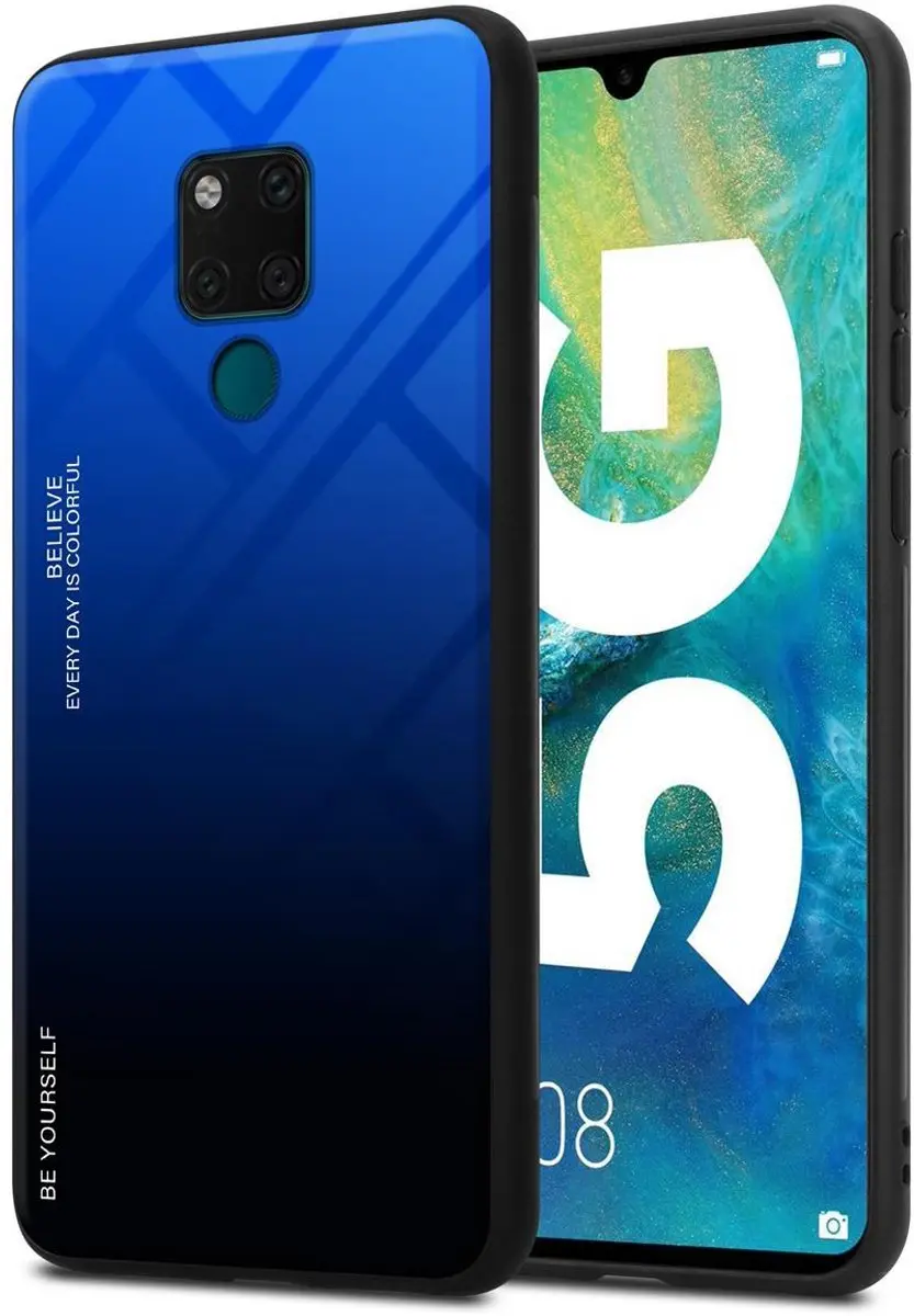 Cadorabo Hoesje geschikt voor Huawei MATE 20 in BLAUW