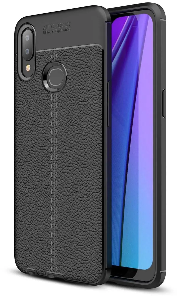 Cadorabo Hoesje geschikt voor Samsung Galaxy A10s / M01s in Diep Zwart