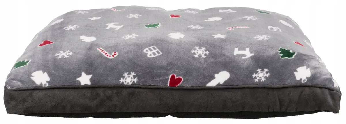 Trixie Hondenkussen Xmas Yuki 70x55cm Grijs - afbeelding 4 van 4