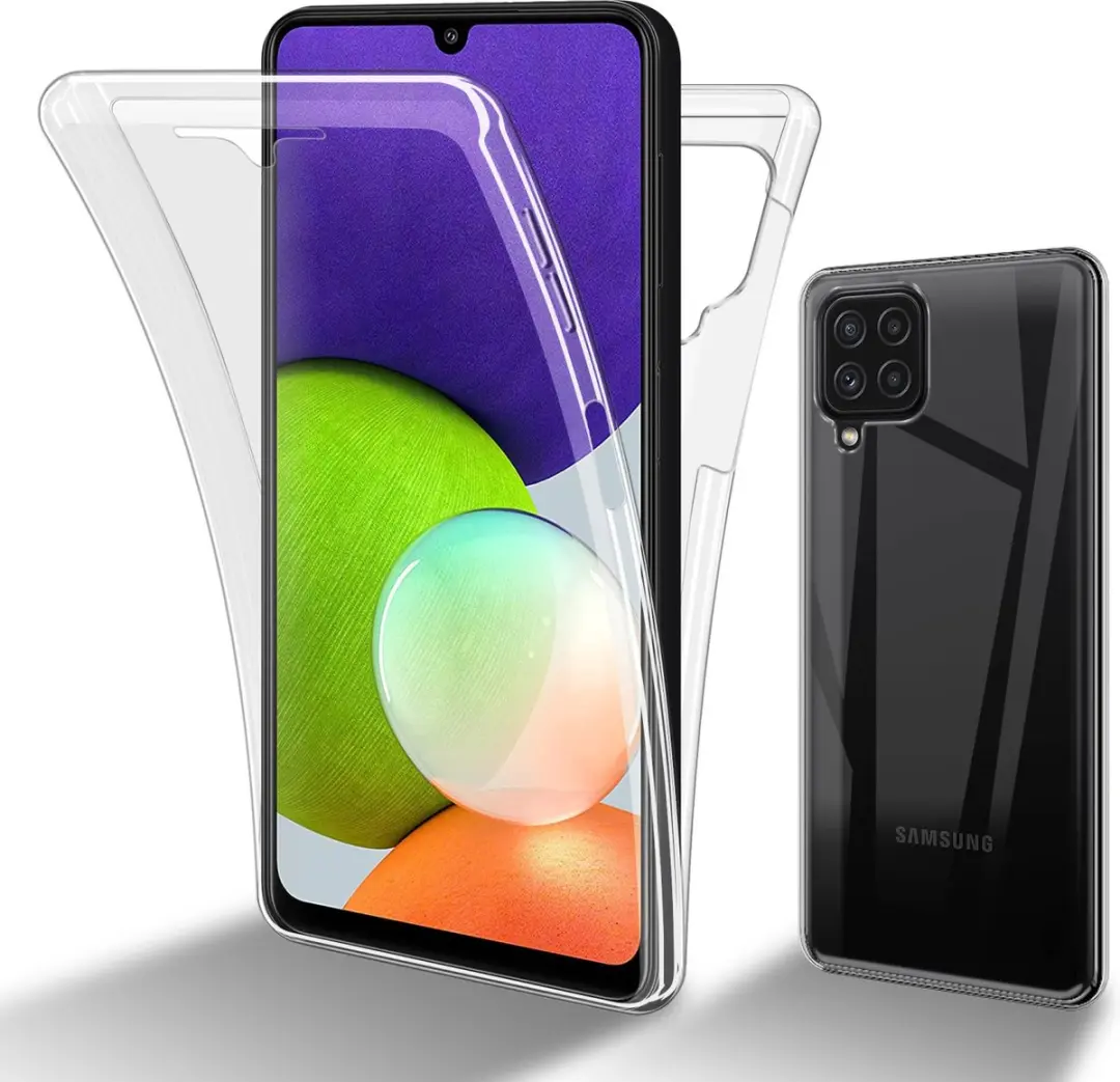 Cadorabo Hoesje geschikt voor Samsung Galaxy A22 4G / M22 / M32 4G in TRANSPARAN