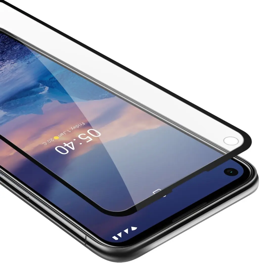 Cadorabo Screenprotector geschikt voor Nokia 5.4 Volledig scherm pantserfolie Be