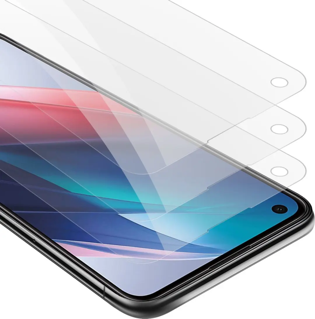 Cadorabo 3x Screenprotector geschikt voor Oppo FIND X3 LITE