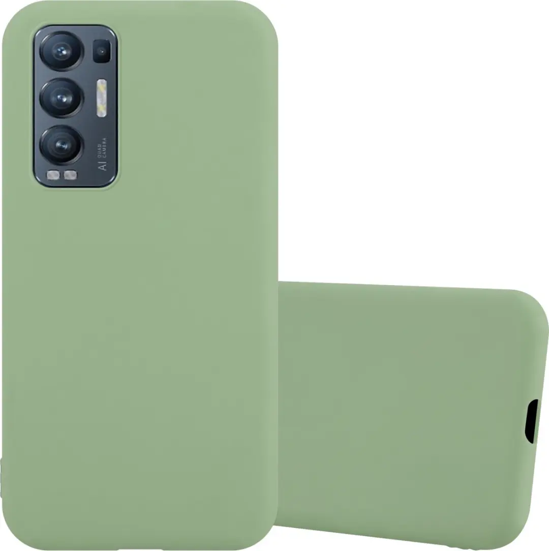 Cadorabo Hoesje geschikt voor Oppo FIND X3 NEO in CANDY PASTEL GROEN