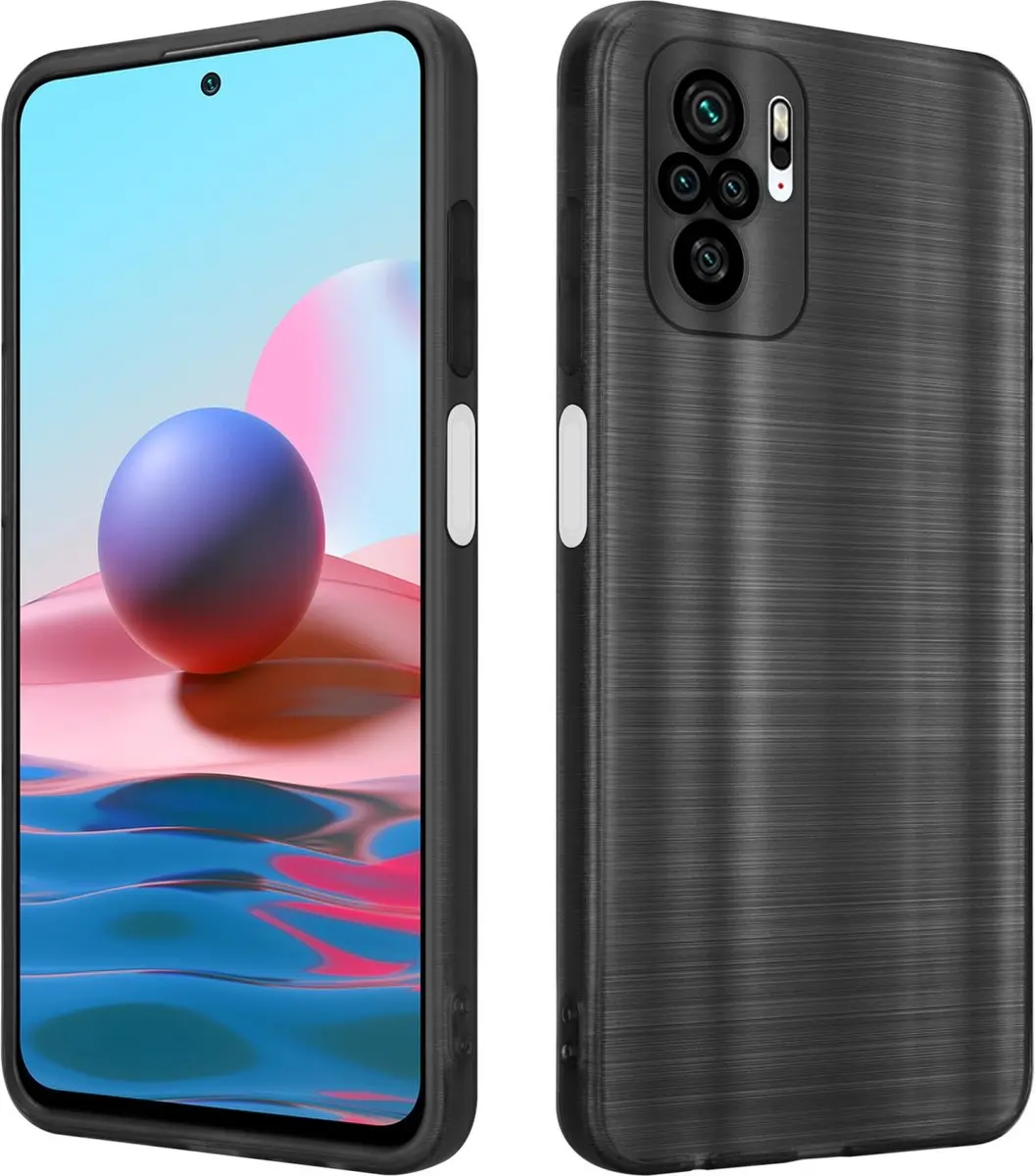 Cadorabo Hoesje geschikt voor Xiaomi RedMi NOTE 10 4G / RedMi NOTE 10S in Brushe