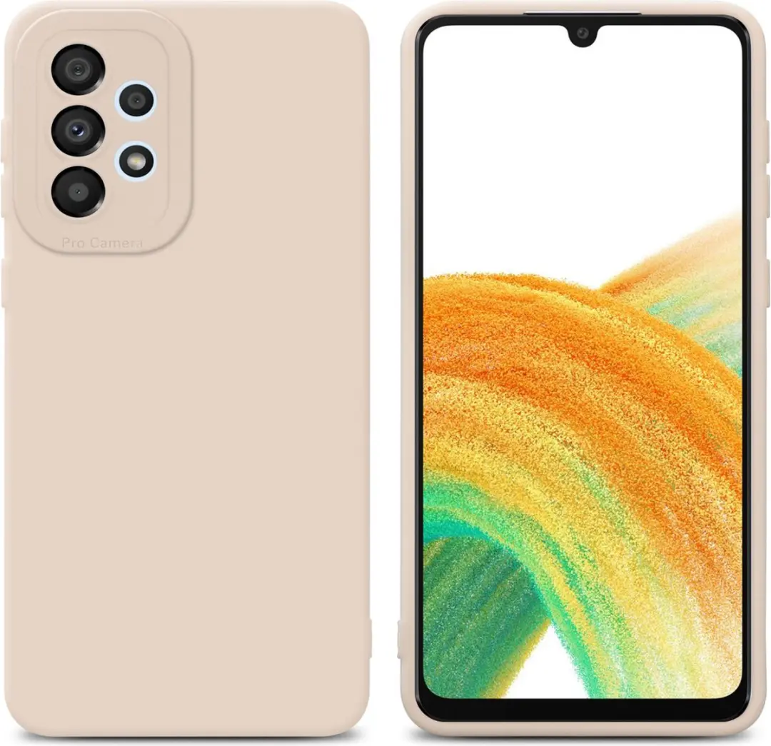 Cadorabo Hoesje geschikt voor Samsung Galaxy A33 5G in FLUID CREAM