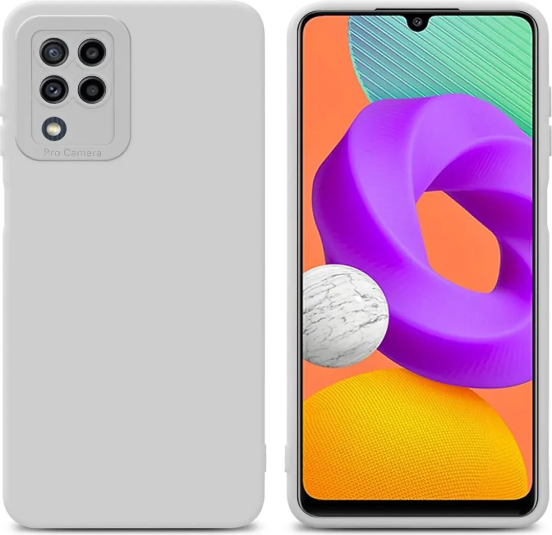 Cadorabo Hoesje geschikt voor Samsung Galaxy M22 / M32 4G in FLUID WIT