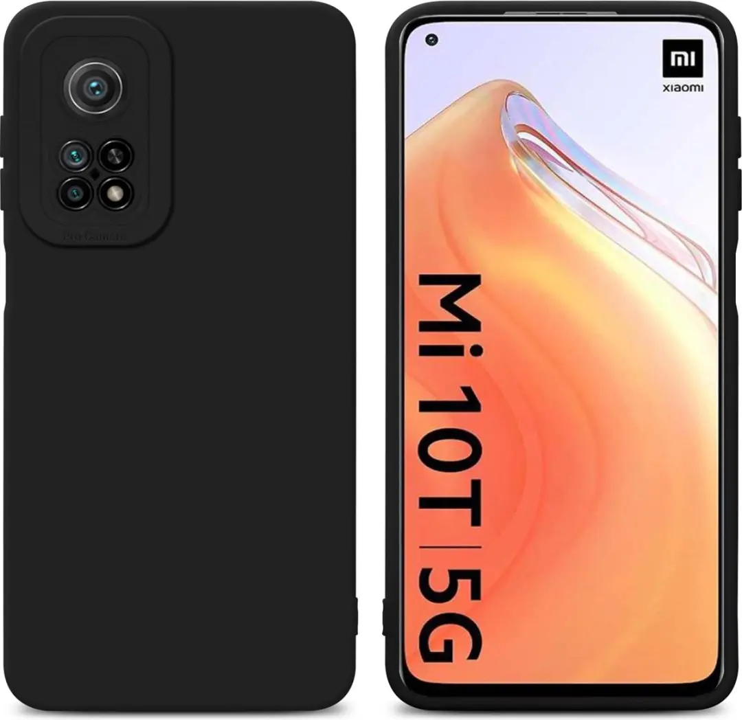 Cadorabo Hoesje geschikt voor Xiaomi Mi 10T / Mi 10T PRO in FLUID ZWART