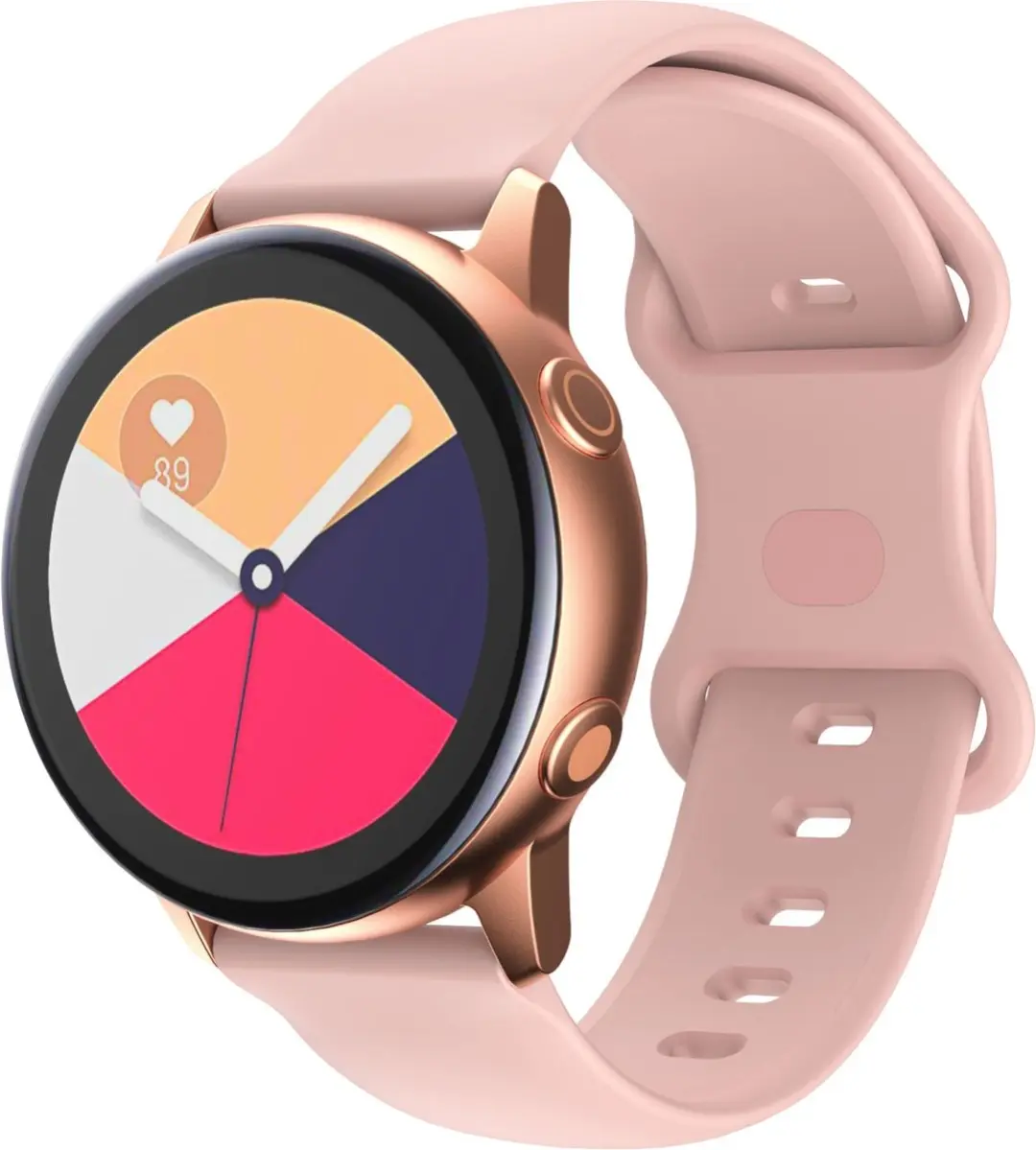 Cadorabo Silicone bandje 20mm geschikt voor Samsung Galaxy Watch 42mm / 3 / 4 /
