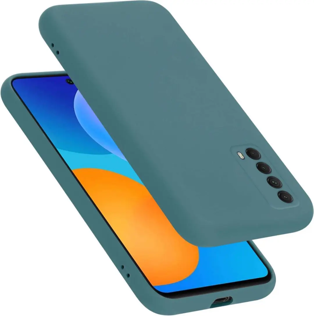 Cadorabo Hoesje geschikt voor Huawei P SMART 2021 in LIQUID GROEN