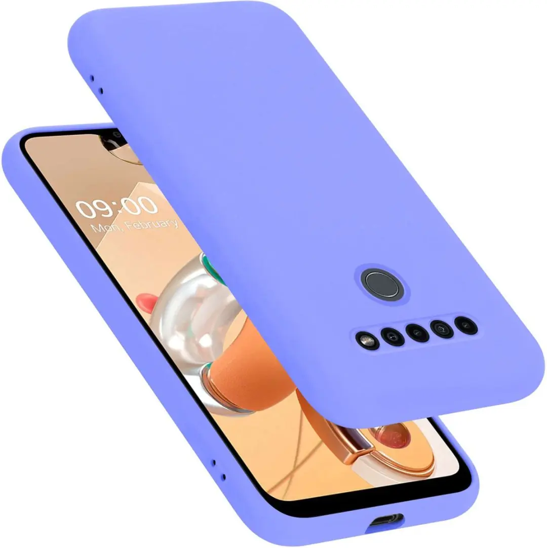 Cadorabo Hoesje geschikt voor LG K41S in LIQUID LICHT PAARS