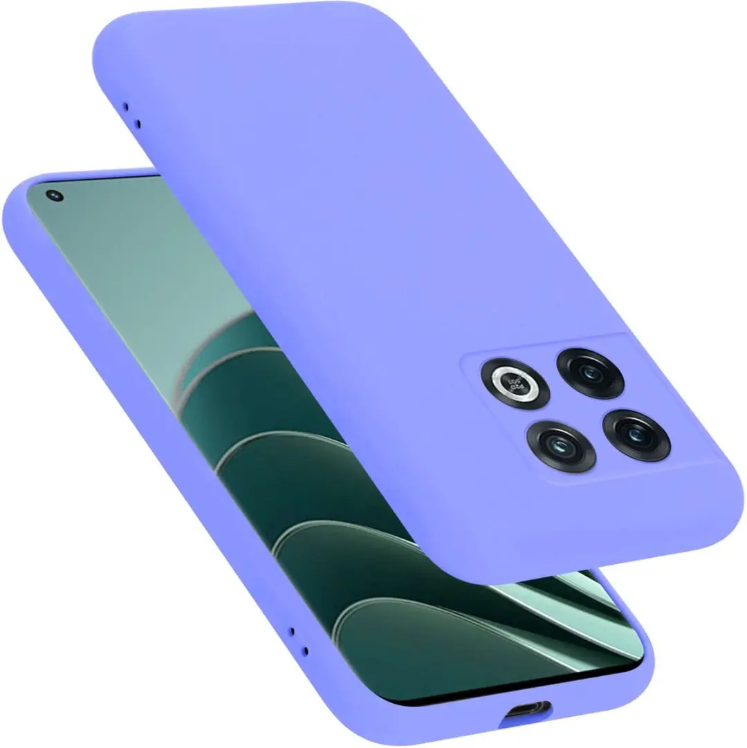 Cadorabo Hoesje geschikt voor OnePlus 10 PRO 5G in LIQUID LICHT PAARS