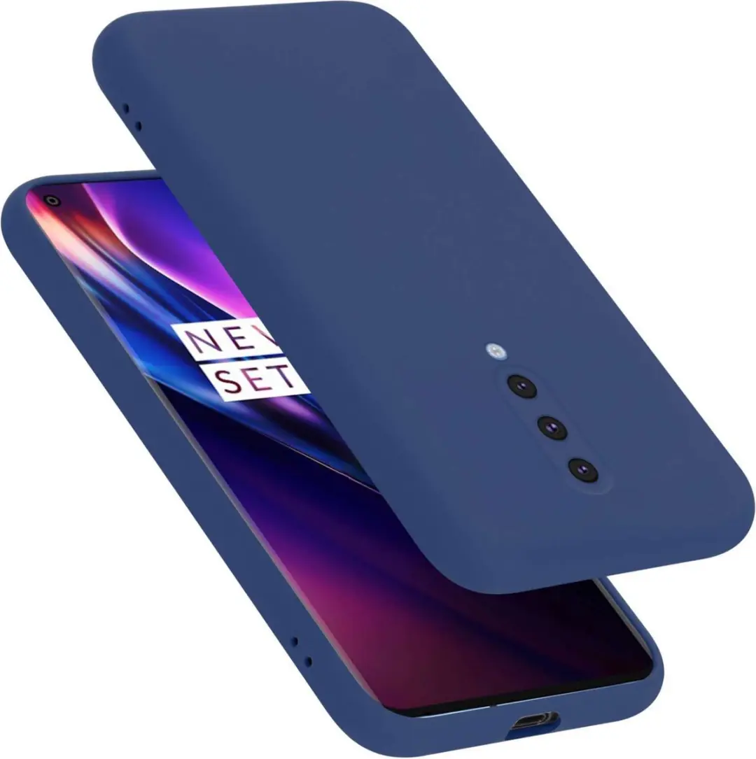 Cadorabo Hoesje geschikt voor OnePlus 8 in LIQUID BLAUW