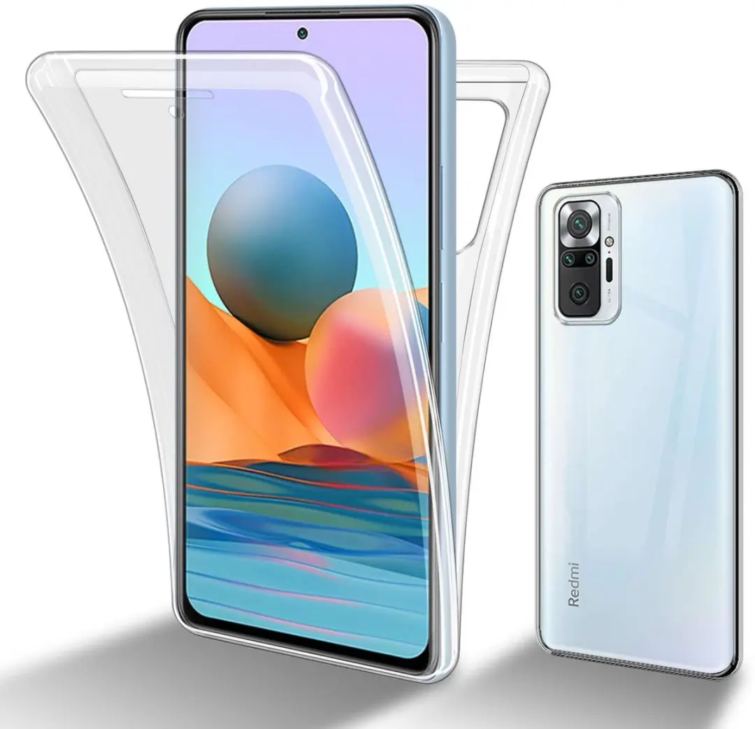 Cadorabo Hoesje geschikt voor Xiaomi RedMi NOTE 10 PRO in TRANSPARANT