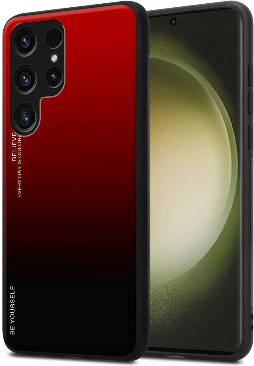 Cadorabo Hoesje geschikt voor Samsung Galaxy S23 ULTRA in ROOD