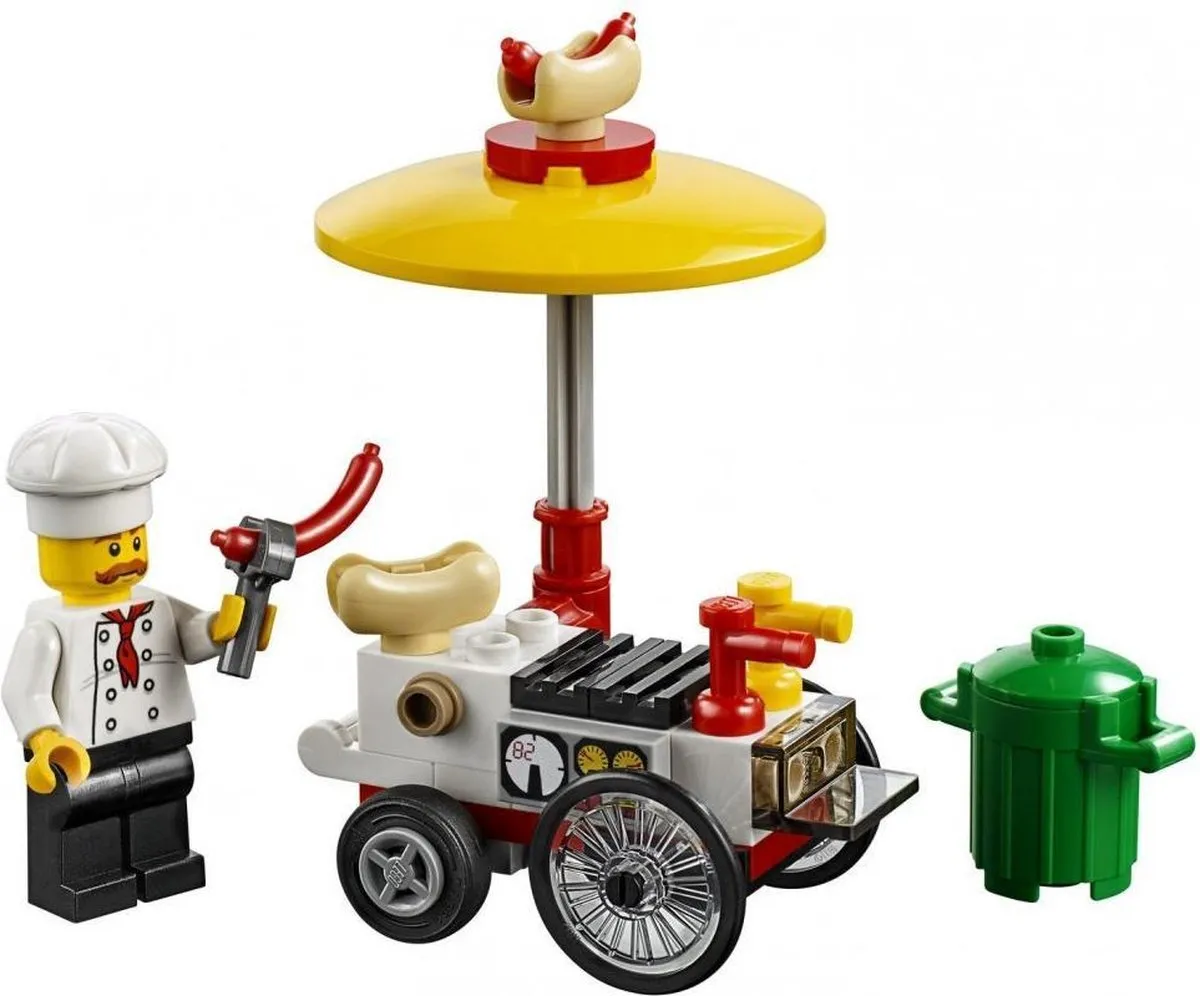 LEGO City Hot Dog Stand 30356 - 43 Stukken - Multikleur
