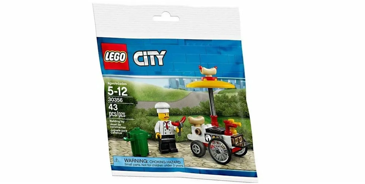 LEGO City Hot Dog Stand 30356 - 43 Stukken - Multikleur